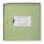 SwaddleDesigns Ultimate Receiving Blanket - Lime with Brown Dots