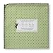 SwaddleDesigns Ultimate Receiving Blanket - Lime with Brown Dots
