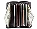 Big Skinny Polka Accordion Card Case Slim Wallet, Holds Up to 30 Cards, Black