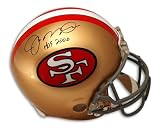 Joe Montana Autographed/Hand Signed San Francisco 49ers Full Size Authentic Proline Helmet Inscribed