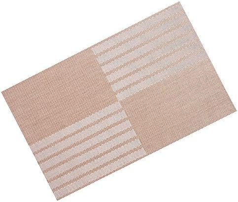 Placemats For Kitchen Outdoor barbecue Dining Room Placemats Heat Resistant Washable Stain-resistant Insulation Non-slip Weave elegant Place mats Table Mats