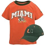 Miami Hurricanes Infant One on One Cap & Tee Combo