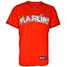 Miami Marlins Replica 2012 Alternate Firebrick Jersey By Majestic