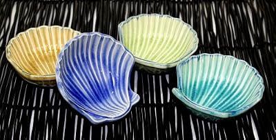 Miya Sushi Dipping Bowls - Sea Shells - Set of 4