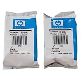 Genuine HP 61XL Ink Cartridges (1 Black, 1 Color)