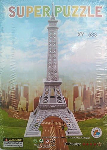 Jigsaw Puzzle (4 Sheets)''eiffel Tower''(3d)