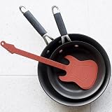 Flipper Guitar Shaped Kitchen Spatula Tool Gadget RED