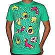 ELECTRIC ZOMBIE - Oozie - Mint Green T-shirt