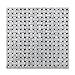 Tenedos Italian Bianco Carrara White Greyish Marble Basketweave Polished Mosaic Floor Wall Tile with Black Dots for Kitchen Backsplash Bathroom Flooring Shower, Fireplace, Niche Accent Decor