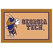 Georgia Tech Rug - Gold/ Blue (Rectangle)