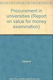Procurement in universities
