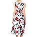 Dreagal Vintage 1950's Floral Spring Garden Party Picnic Dress Party Cocktail Dress