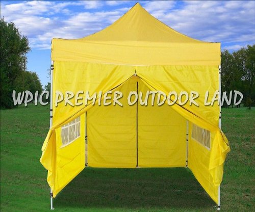 8 X 8 Pop up 4 Wall Canopy Party Tent Gazebo Ez Purple