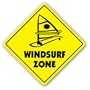 WINDSURF ZONE -Sign- new signs surf windsurfing sail