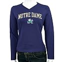 adidas Notre Dame Fighting Irish Navy Blue Ladies University Arch Long Sleeve T-shirt