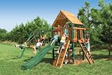 Blue Ridge Chateau Swing Set Play Scape