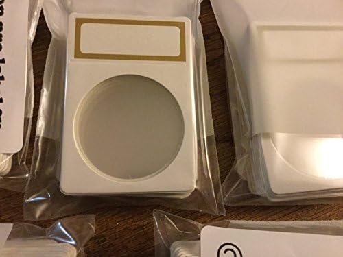 10 Ioshop Coin Flip 2x2 with LABEL / coin storage / coin protector / organize your coins SILVER EAGLE / EISENHOWER / MORGANS SIZE 40mm