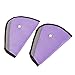 ilovebaby Car Child Safety Cover Harness Pad Comfortable Offers Protection Strap Adjuster Mash Pad Kids Seat Belt Seatbelt Clip Booster Adult Children Air Mesh Fabric Purple
