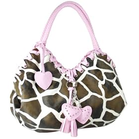 women purse handbag fashion giraffe animal print tote hobo bag (Many Colors Available!!)