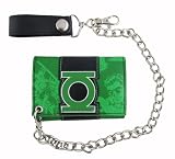 Green Lantern Tri-fold Wallet with Chain