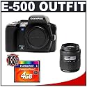 Olympus Evolt E-500 Digital SLR Camera with 14-45mm + 4GB 133x Transcend Compact Flash