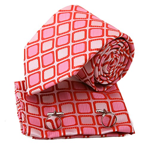 EAC1C03 Romance Goods Multi-colored Silk Mens Checkered Necktie Gift By Epoint