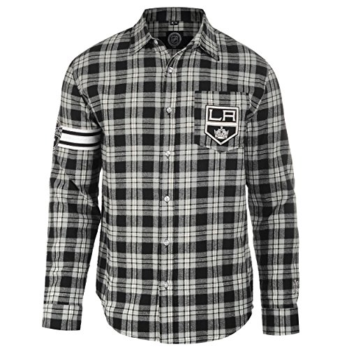 NHL Hockey 2015 Wordmark Basic Flannel Long Sleeve Shirt - Pick Team