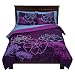 Room Essentials® Floral Comforter Set - Purple (Full Queen)