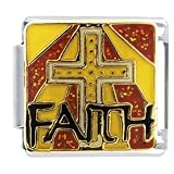 Faith Religious Italian Charms Bracelet Link