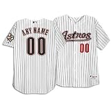 Astros Majestic MLB Custom Authentic Home Jersey - Men's