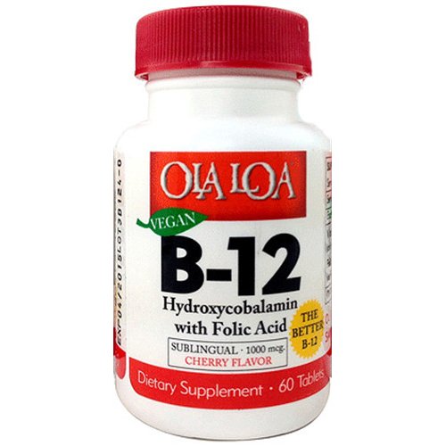 New - Ola Loa Products Sublingual Hydroxycobalamin B12 - 60 Tablets
