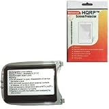 HQRP Battery for Qtek 9100, O2 Xda mini S, i-mate K-Jam model HTC Wizard 200 Replacement (incl. back cover) plus HQRP Universal Screen Protector
