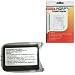 HQRP Battery for Orange SPV M3000, T-Mobile MDA, T-Mobile MDA Vario model HTC Wizard 200 Replacement (incl. back cover) plus HQRP Universal Screen Protector