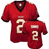 Chris Simms Red Reebok NFL Replica Tampa Bay Buccaneers Ladies Jersey by Reebok