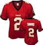 Chris Simms Red Reebok NFL Replica Tampa Bay Buccaneers Women's Jersey - Large (12/14)
