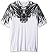 Sean John Men's Big and Tall Short Sleeve Skull Wings T-Shirt