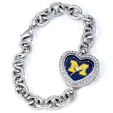 Michigan Wolverines NCAA Womens Heart Watch from Game Time