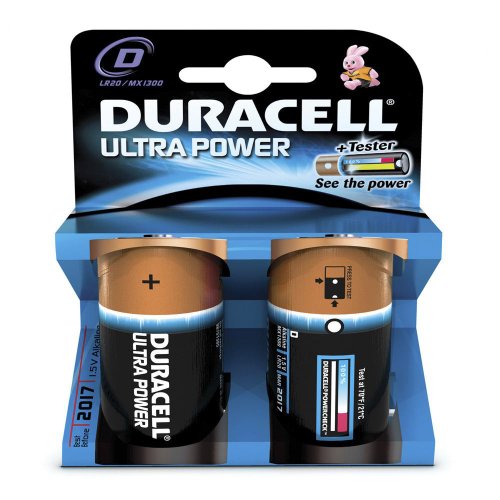 Duracell Ultra Power Batterie D 2er