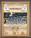 Baltimore Colts 1970 Superbowl 5 - 13x16 Healy Wall Plaque with Walnut Finish Backing