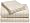 Nautica Seacoast Stripe 210-Thread-Count 100% Cotton Yarn Dye California King Sheet Set, Natural