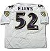 Ray Lewis Signed Authentic Ravens White Jersey