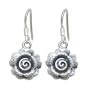 Sterling Silver Dangle Earring for Girls 1 Inches