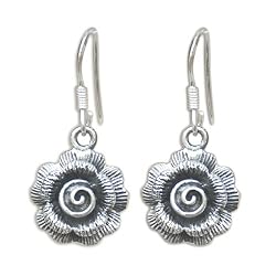 Sterling Silver Dangle Earring for Girls 1 Inches