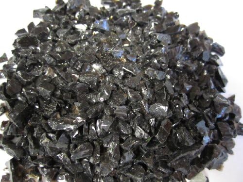 Exotic EG10-L03 Glass Pebble, Small, Gray, 10 Pounds