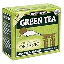 Bigelow Organic Green Tea, 40-Count Boxes (Pack of 6)