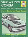 Vauxhall/Opel Corsa Service and Repair Manual