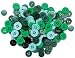 Blumenthal Lansing Favorite Findings Basic Buttons Assorted Sizes, 130/Pkg, Green