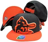 Baltimore Orioles Black Out Two Tone Snapback Adjustable Plastic Snap Back Hat/Cap