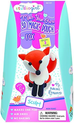 My Studio Girl 3D Magic Dough Fox Building Kit