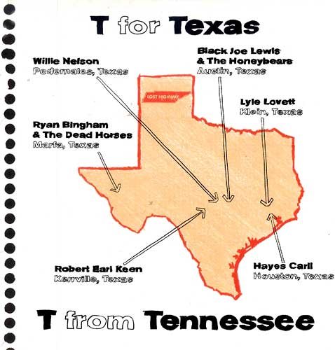 T for Texas T from Tennessee
